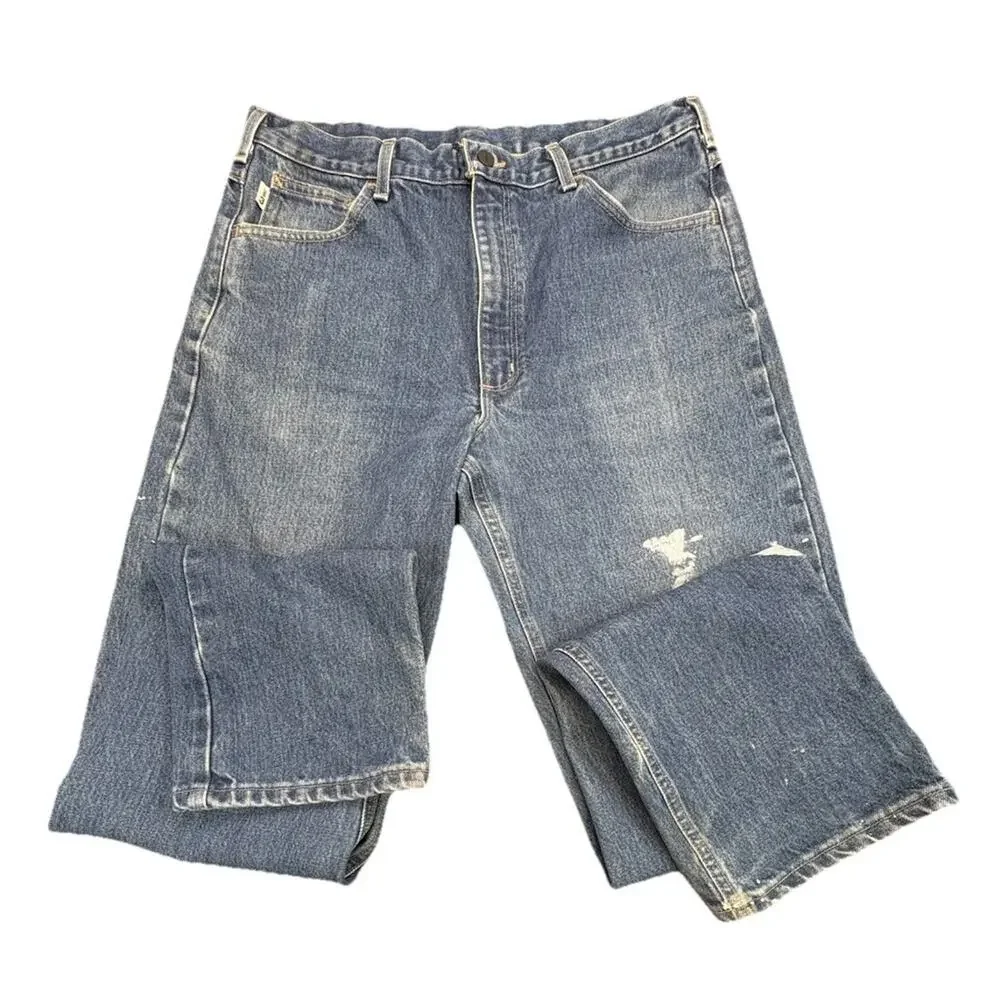 Carhartt FRB160 Flame Resistant Jeans 36X36 Relaxed Fit FR Denim Cat 3 Work Pant - Picture 14 of 14